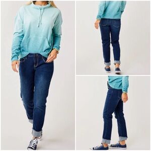 Carve Design Carson jeans in dark rinse women's size 12 midrise stretch organic